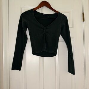Brandy Melville Dark green Long Sleeve top